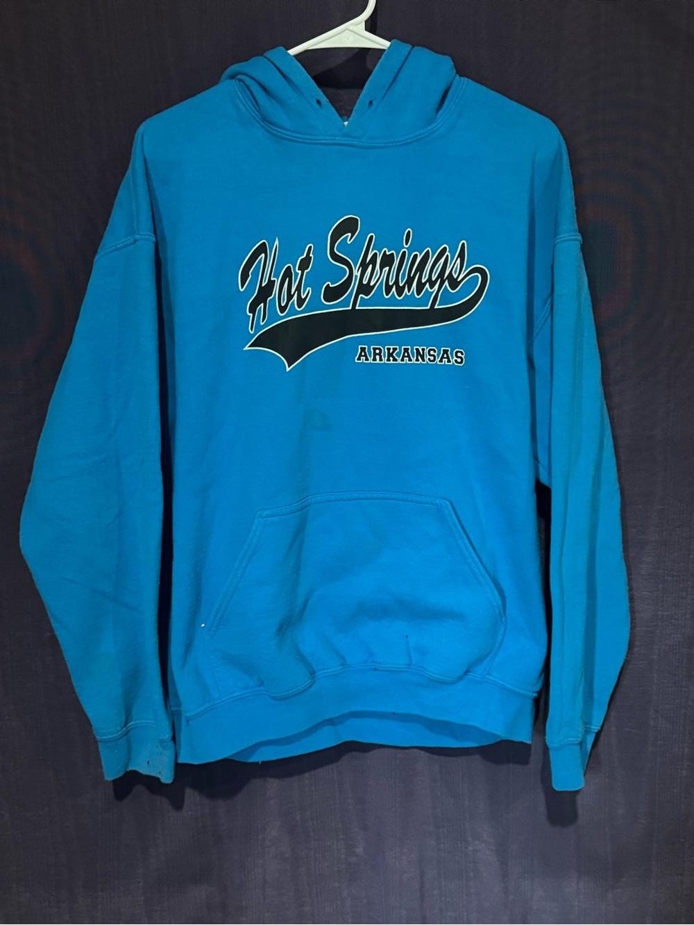 Gildan Teal Hot Springs Arkansas Pullover Hoodie